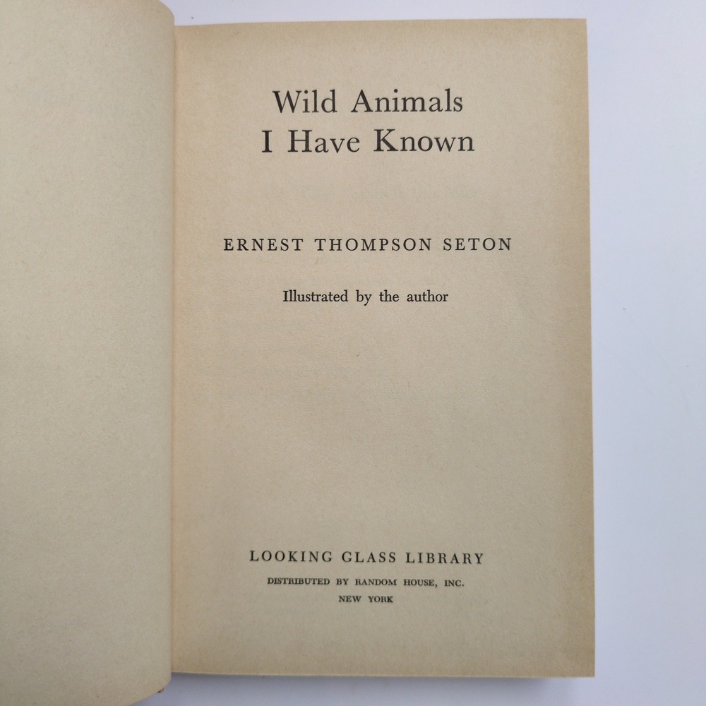 Vtg 1959 Wild Animals I Have Known Ernest Thompson Seton Looking Glass Hardcover - Picture 6 of 11